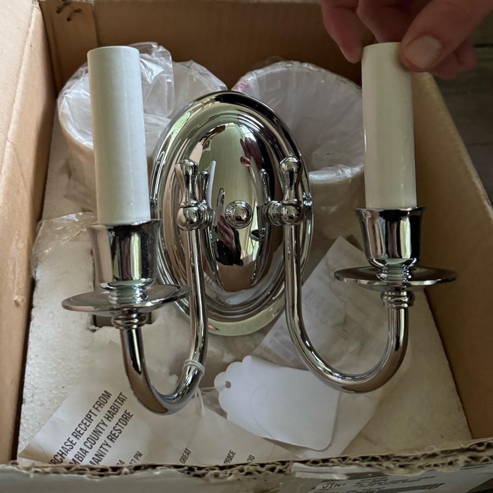 New Waterworks 2 Light Wall Sconce